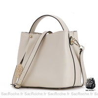Sac Main Femme Été 2019 Italien - modèle Blanc / 23x21cm - Sac Roche ™
