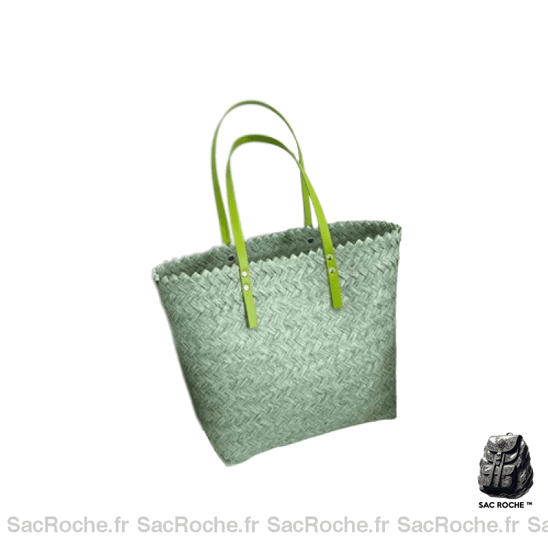 Sac Main Femme Été 2019 Vert / 39X13X30Cm À