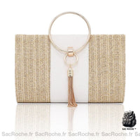 Sac Main Femme Été 2021 - modèle Jaune / 25.5x5x17cm - Sac Roche ™