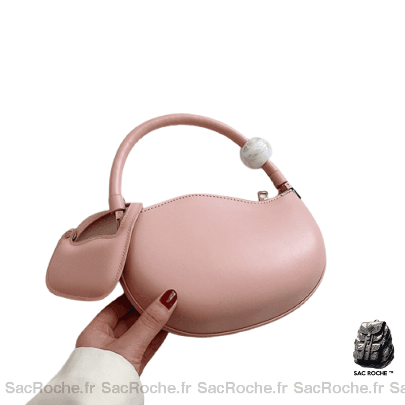 Sac Main Femme Été 2021 Rose / 22X14X6Cm À