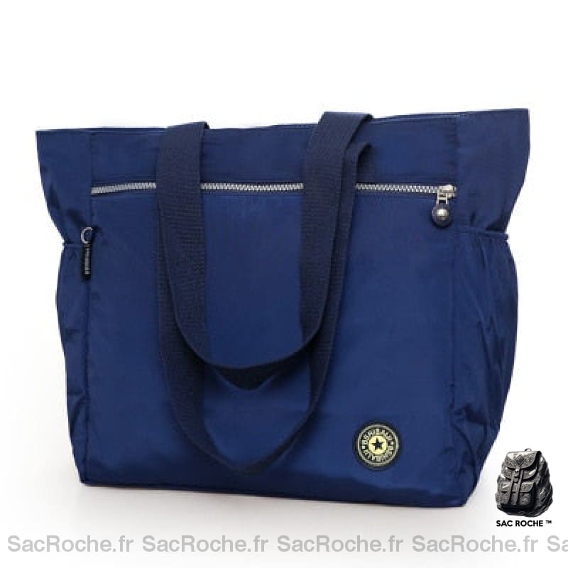 Sac Main Femme Été Imperméable Bleu À