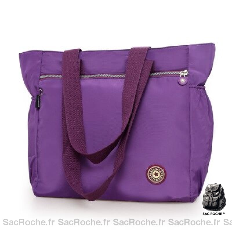 Sac Main Femme Été Imperméable Violet À