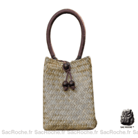 Sac Main Femme Ete - modèle Natural color - Sac Roche ™