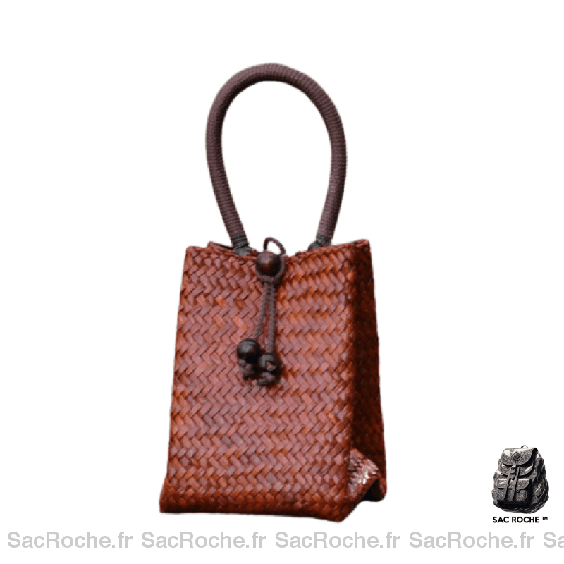 Sac Main Femme Ete Orange À
