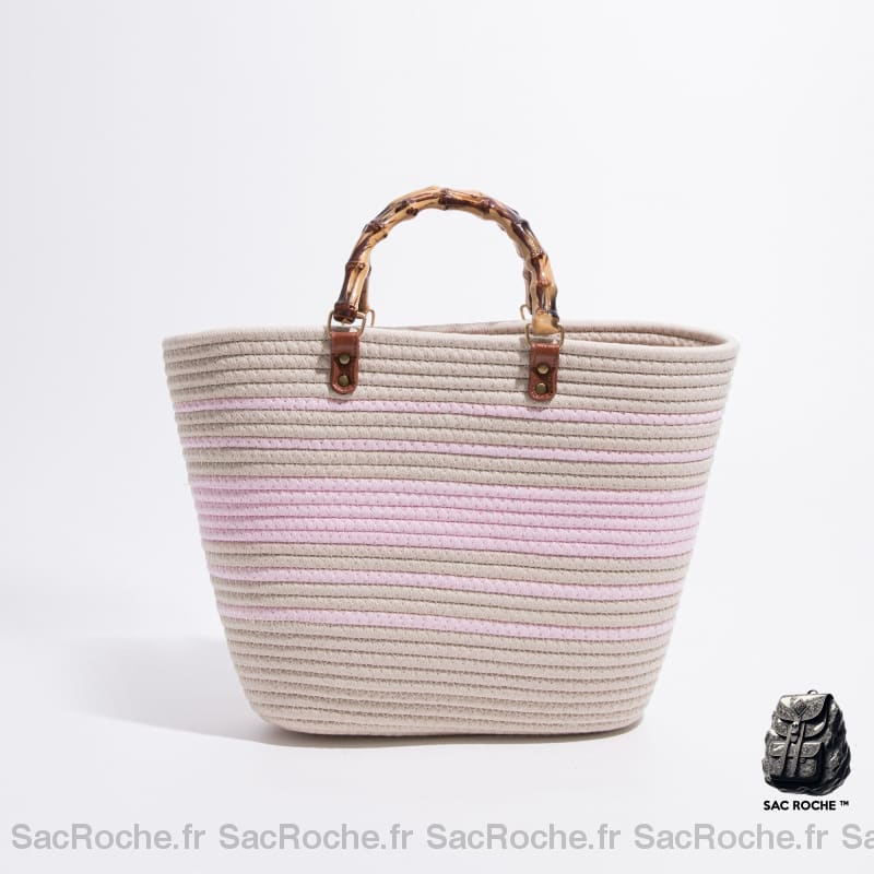 Sac Main Femme Été Printemps 2021 Rose Et Kaki À