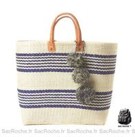 Sac main femme été tendance - modèle Bleu - Sac Roche ™
