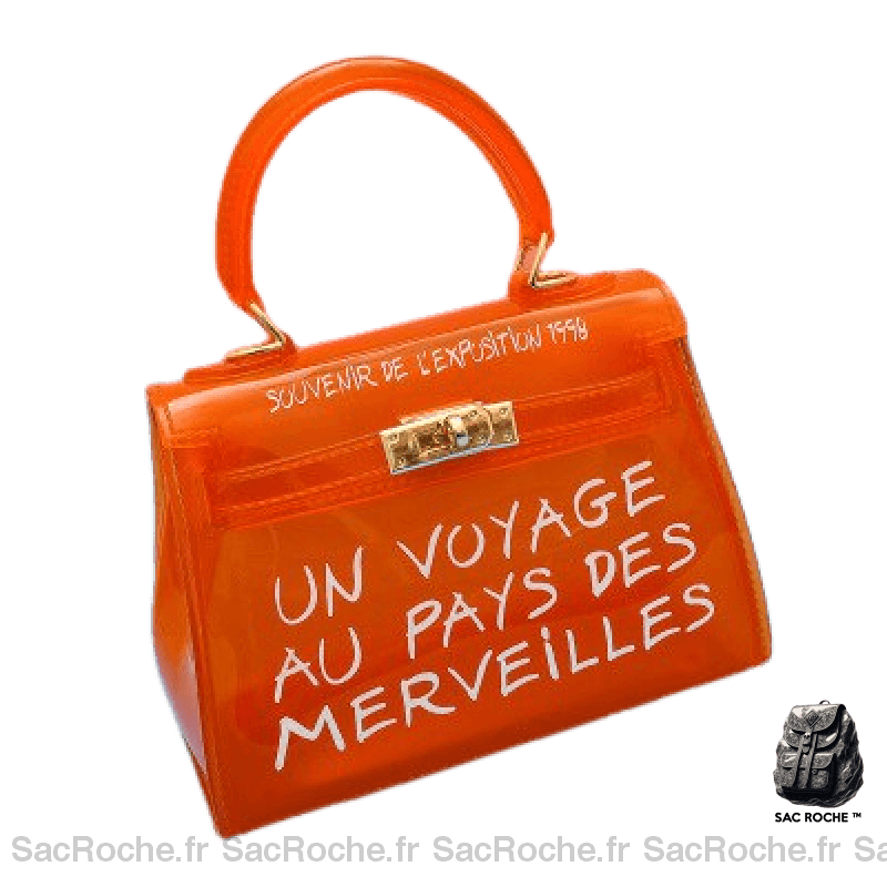 Sac Main Femme Été Tendance! Orange / S À