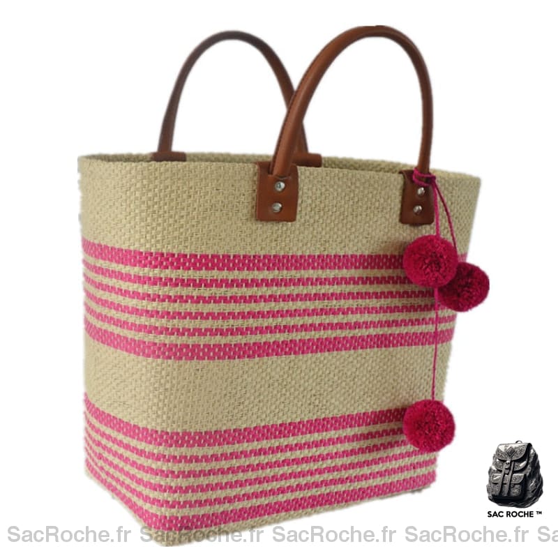 Sac Main Femme Été Tendance Rose À Main Femme