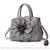 Sac Main Femme Fleurissant - modèle Gris - Sac Roche ™