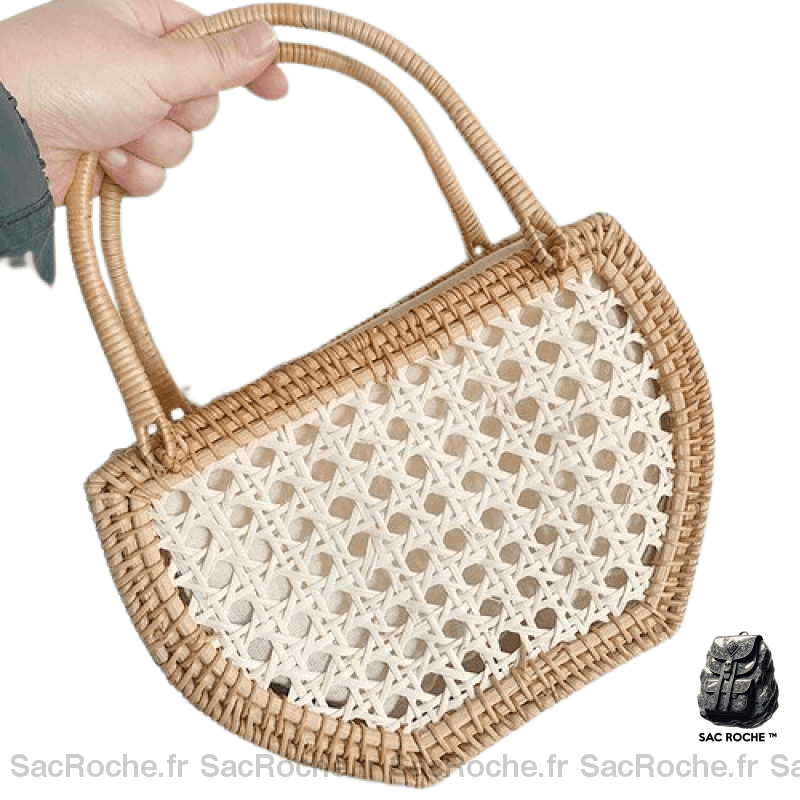 Sac Main Femme Fleurs Ajouré Modèle 4 À