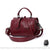 Sac Main Femme Forme Bowling - modèle Bordeaux - Sac Roche ™