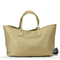Sac Main Femme Fourre Tout Classique - modèle Doré - Sac Roche ™