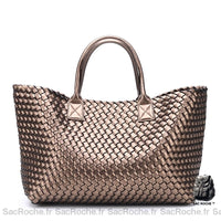 Sac Main Femme Fourre Tout Classique - modèle Marron - Sac Roche ™