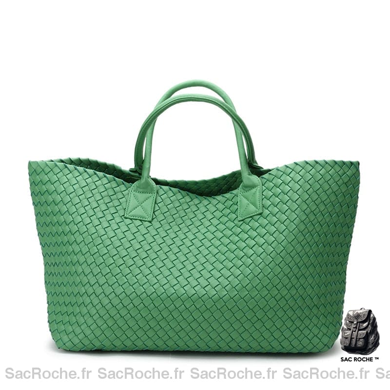 Sac Main Femme Fourre Tout Classique Vert À