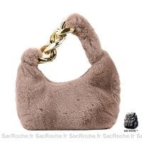 Sac Main Femme Fourrure Synthétique À