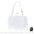 Sac Main Femme Frange Trendy - modèle Blanc / 18 x 7 x 8 cm - Sac Roche ™