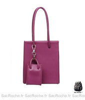 Sac Main Femme Fuschia Élégant - Sac Roche ™