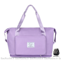 Sac main femme grand modèle pas cher - modèle Violet clair - Sac Roche ™