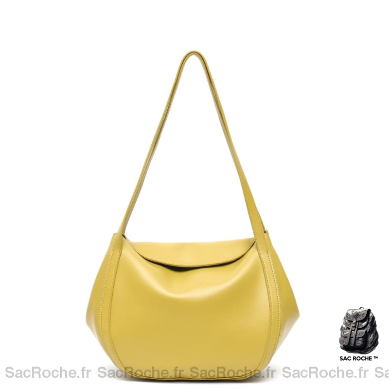 Sac Main Femme Grande Taille Jaune Citron À