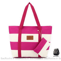 Sac Main Femme Grande Taille - modèle Violet / 42 x13 x 31.5cm - Sac Roche ™