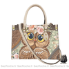 Sac Main Femme Hibou Dessin 5 / 20X29Cm À Main Femme