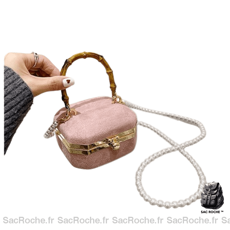 Sac Main Femme Hiver 2019 Rose / 12X11X7Cm À