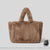 Sac Main Femme Hiver 2020 - modèle Marron / 48x30x15cm - Sac Roche ™