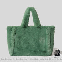 Sac Main Femme Hiver 2020 - modèle Vert / 48x30x15cm - Sac Roche ™