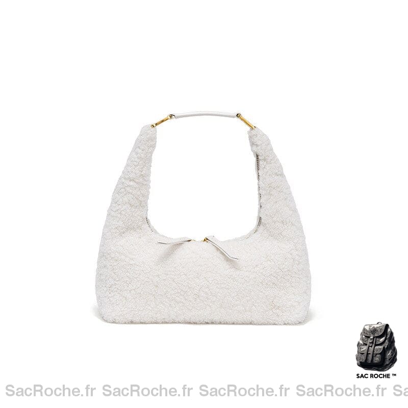 Sac Main Femme Hiver 2022 Blanc / 23X10X10Cm À