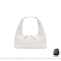 Sac Main Femme Hiver 2022 - modèle Blanc / 23x10x10cm - Sac Roche ™