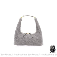 Sac Main Femme Hiver 2022 - modèle Gris / 23x10x10cm - Sac Roche ™