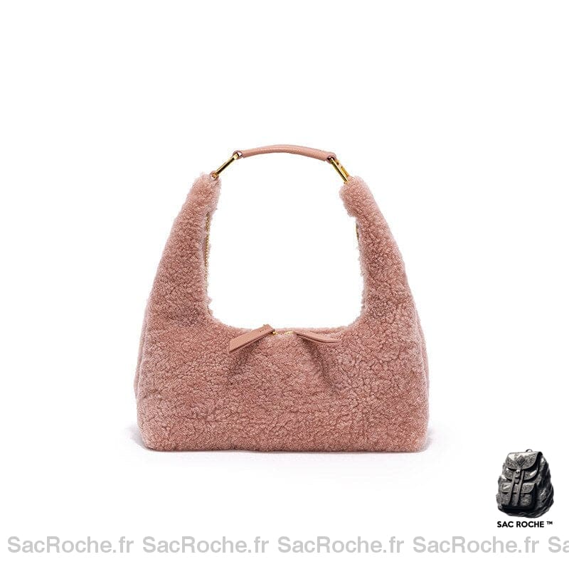 Sac Main Femme Hiver 2022 Rose / 23X10X10Cm À