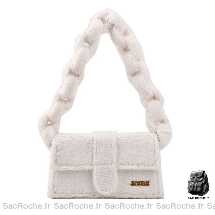 Sac Main Femme Hiver Tendance 2020 Blanc / 27X15X8Cm À
