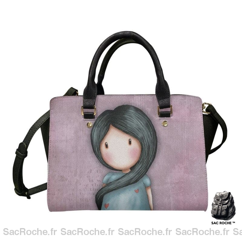 Sac Main Femme Imprimé Dessin Animé 6 À