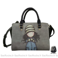 Sac Main Femme Imprimé Dessin Animé - modèle 7 - Sac Roche ™