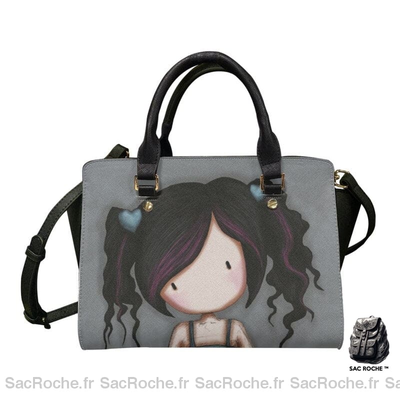 Sac Main Femme Imprimé Dessin Animé 9 À