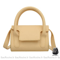 Sac Main Femme Jaune Pas Cher - Sac Roche ™