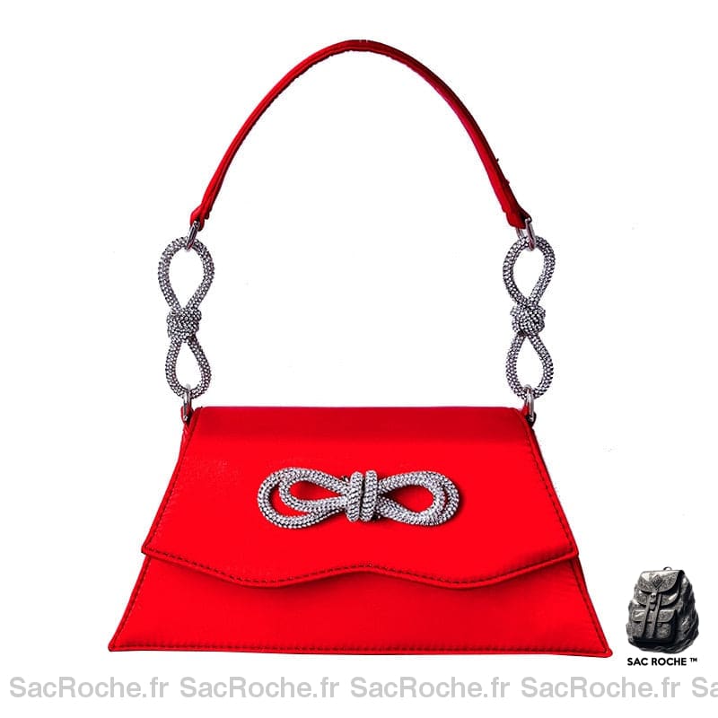 Sac Main Femme Jeunetendznce Rouge À