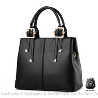 Sac Main Femme Joli Élégant - modèle Noir - Sac Roche ™