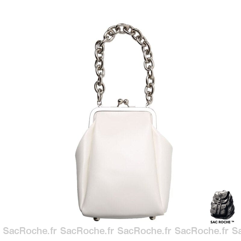 Sac Main Femme - Joli Style Mode Blanc À