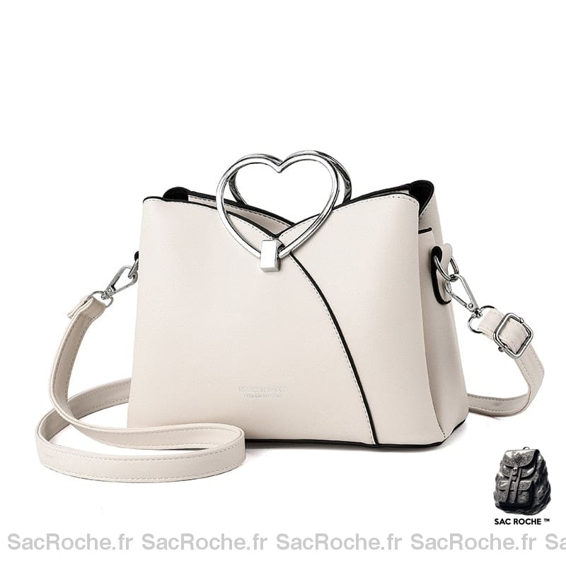 Sac Main Femme Léger - Élégant & Pratique Blanc À