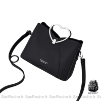 Sac Main Femme Léger - élégant & pratique - modèle Noir - Sac Roche ™