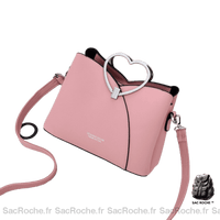 Sac Main Femme Léger - élégant & pratique - modèle Rose - Sac Roche ™