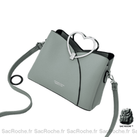 Sac Main Femme Léger - élégant & pratique - modèle Vert clair - Sac Roche ™