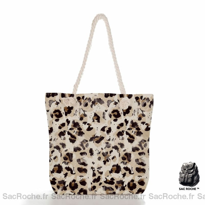 Sac Main Femme Leopard 3 / 35X33X12Cm À