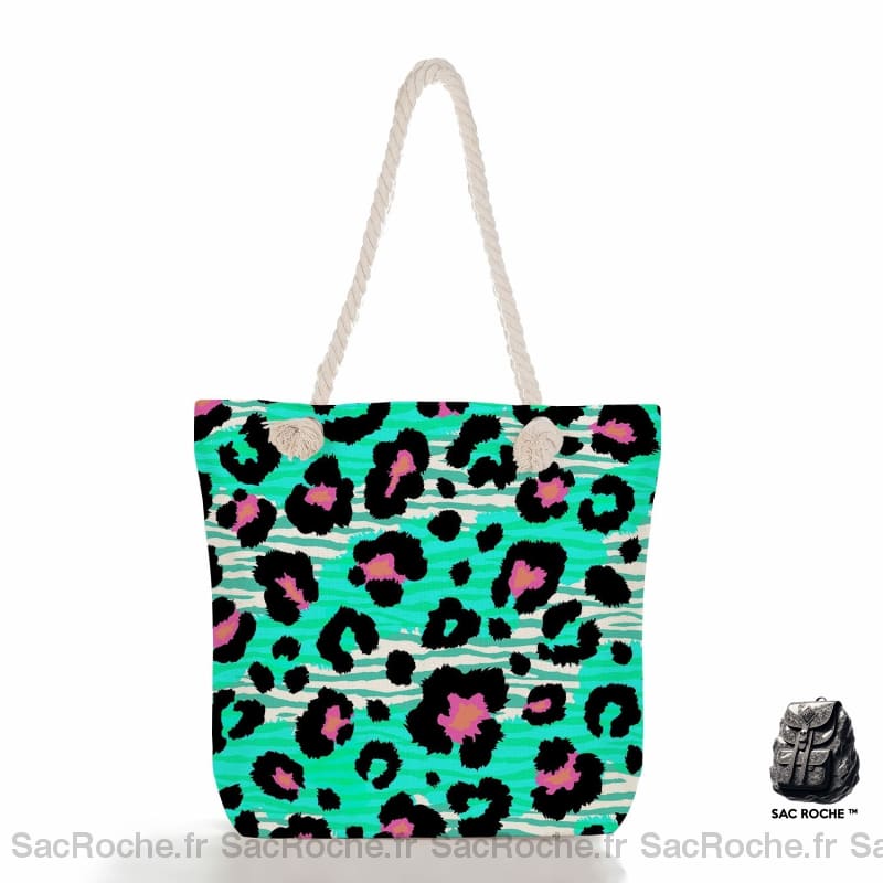 Sac Main Femme Leopard 5 / 35X33X12Cm À