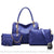 Sac Main Femme Lot Cuir - modèle Bleu - Sac Roche ™
