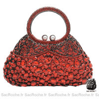 Sac Main Femme Luxe 2017 - modèle Rouge / 23 x 19.5 x 7cm - Sac Roche ™
