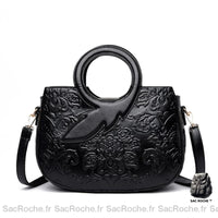 Sac Main Femme Luxe 
Élégance absolue. - modèle Noir / 30x21x10 cm - Sac Roche ™