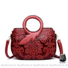 Sac Main Femme Luxe Élégance Absolue. Rouge / 30X21X10 Cm À